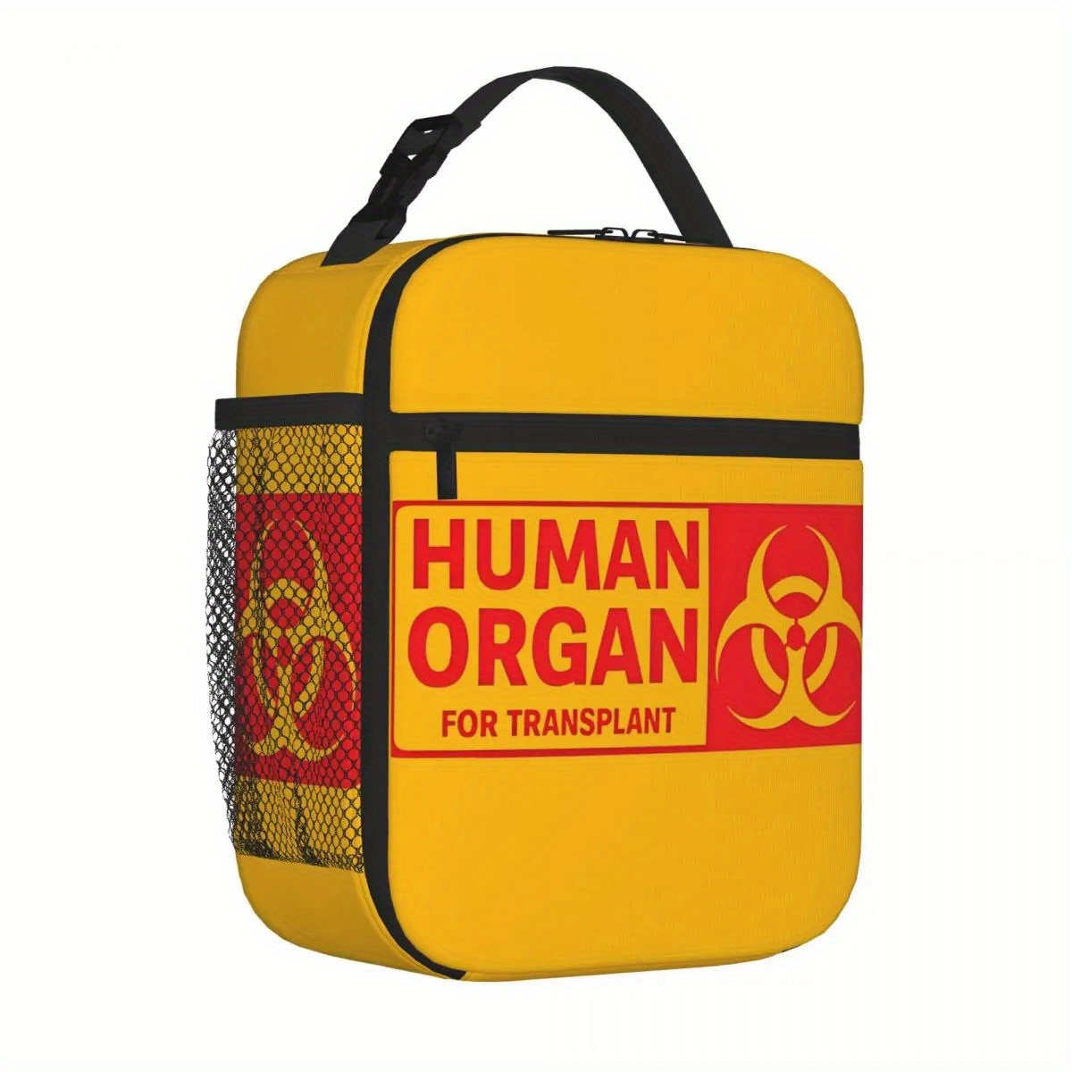 Tote Bag Sublimation - Red Human Organ for Transplant Insulated