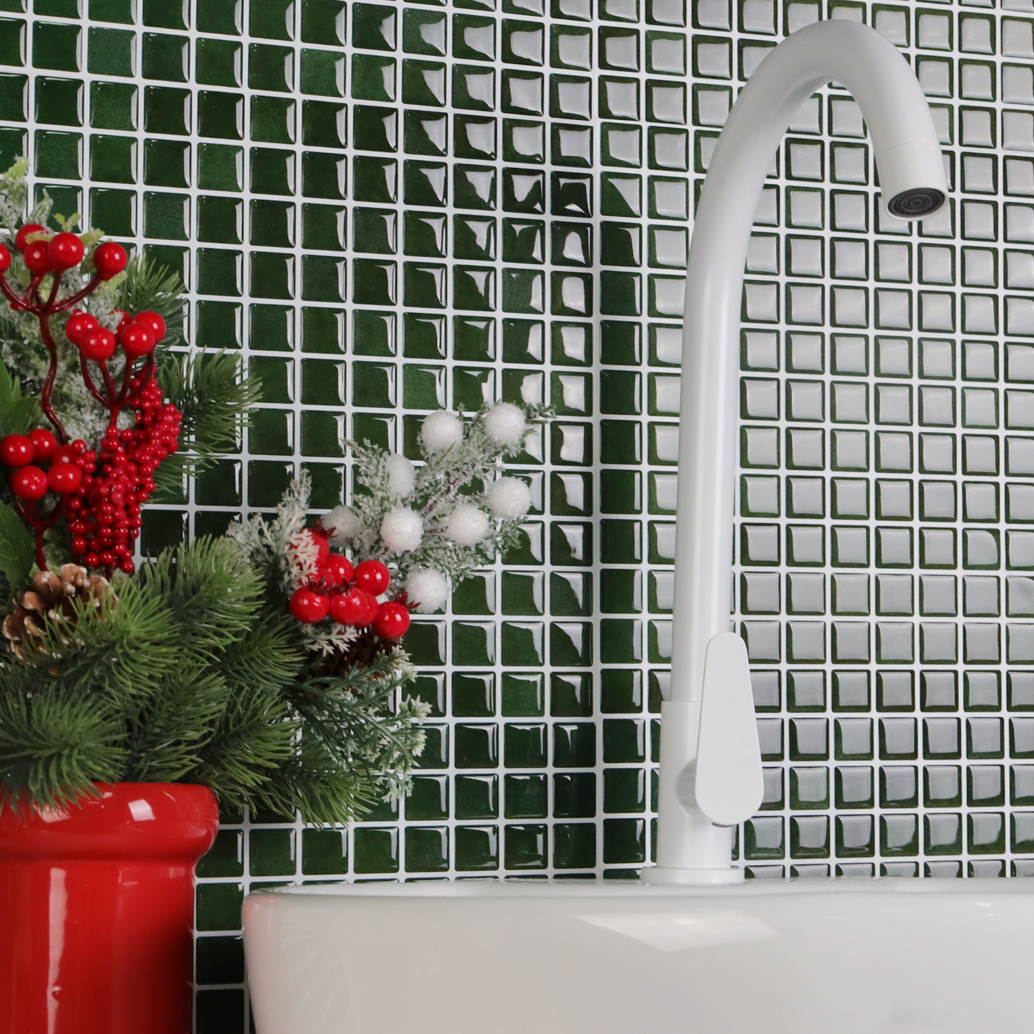 20pcs 3D Mosaic Style Wall Sti - Ceramic Tile Blank review and price