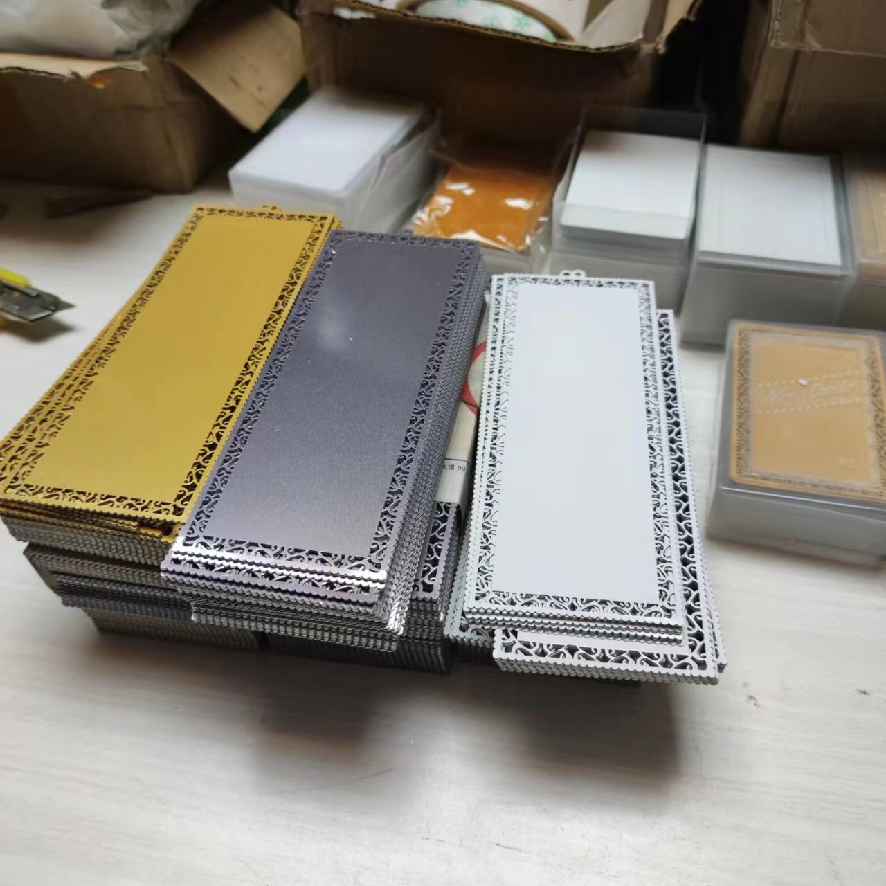 100pcs Blank Sublimation Metal - Puzzle Blank White review and price
