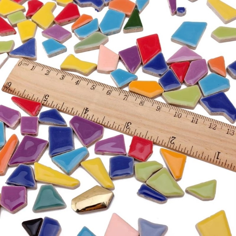 100g Randomly Mixed Colors DIY - Ceramic Tile Blank review and price