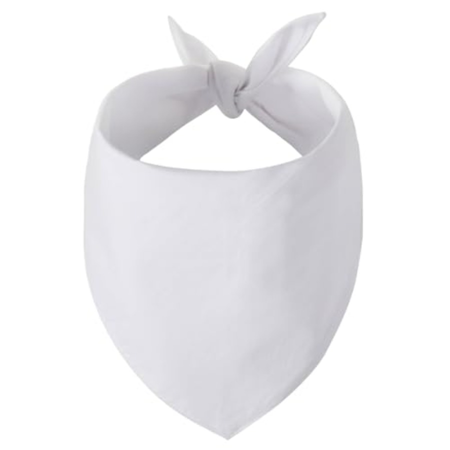 Blank Dog Bandanas Large-1PCS, - Bandana Blank White review and price
