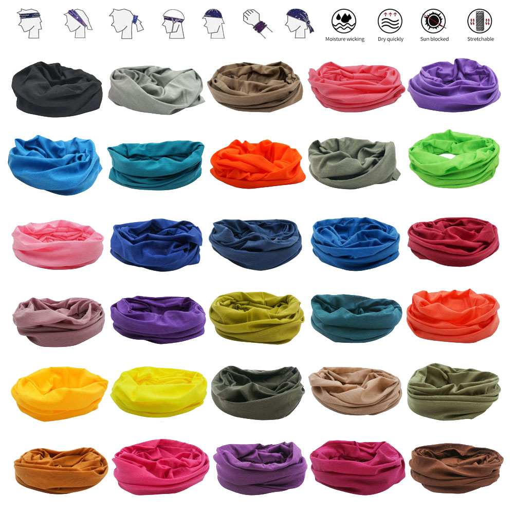 55 Solid Colors Outdoor Sports - Bandana Blank White review and price