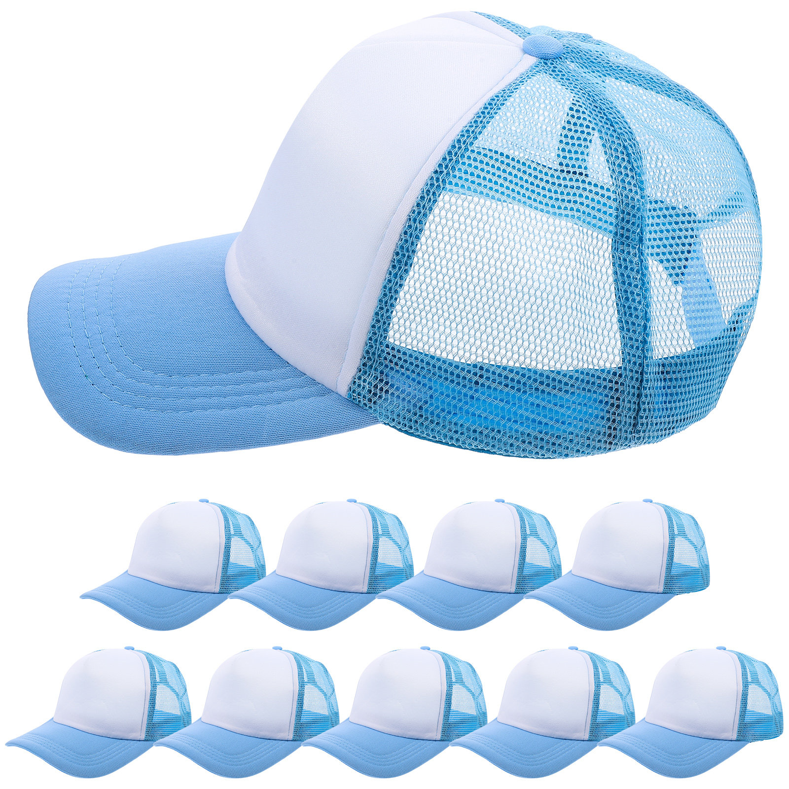 10Pcs Blank Baseball Hats Mesh - Hat Sublimation Blank review and price