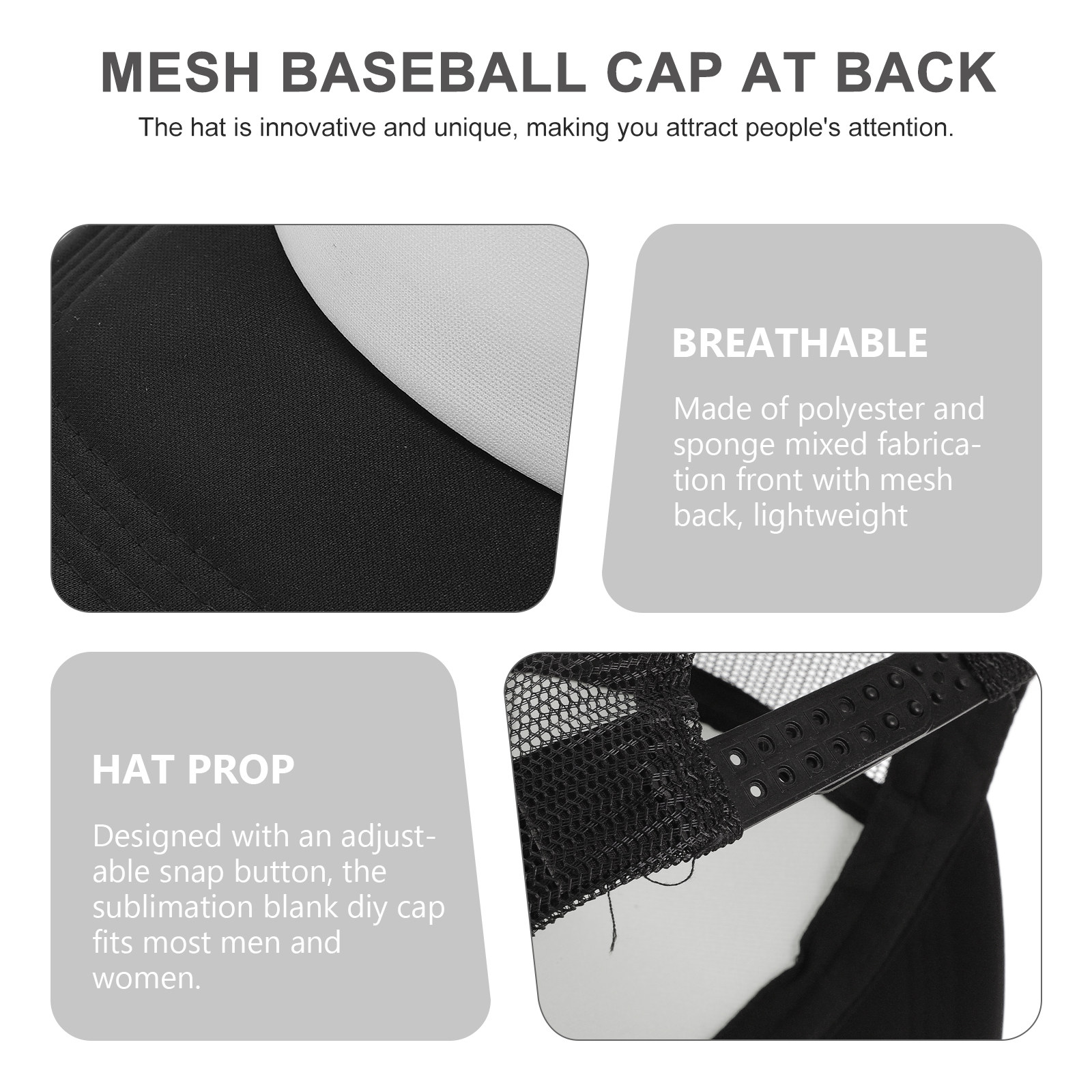 10Pcs DIY Blank Trucker Hat Me - Hat Sublimation Blank review and price
