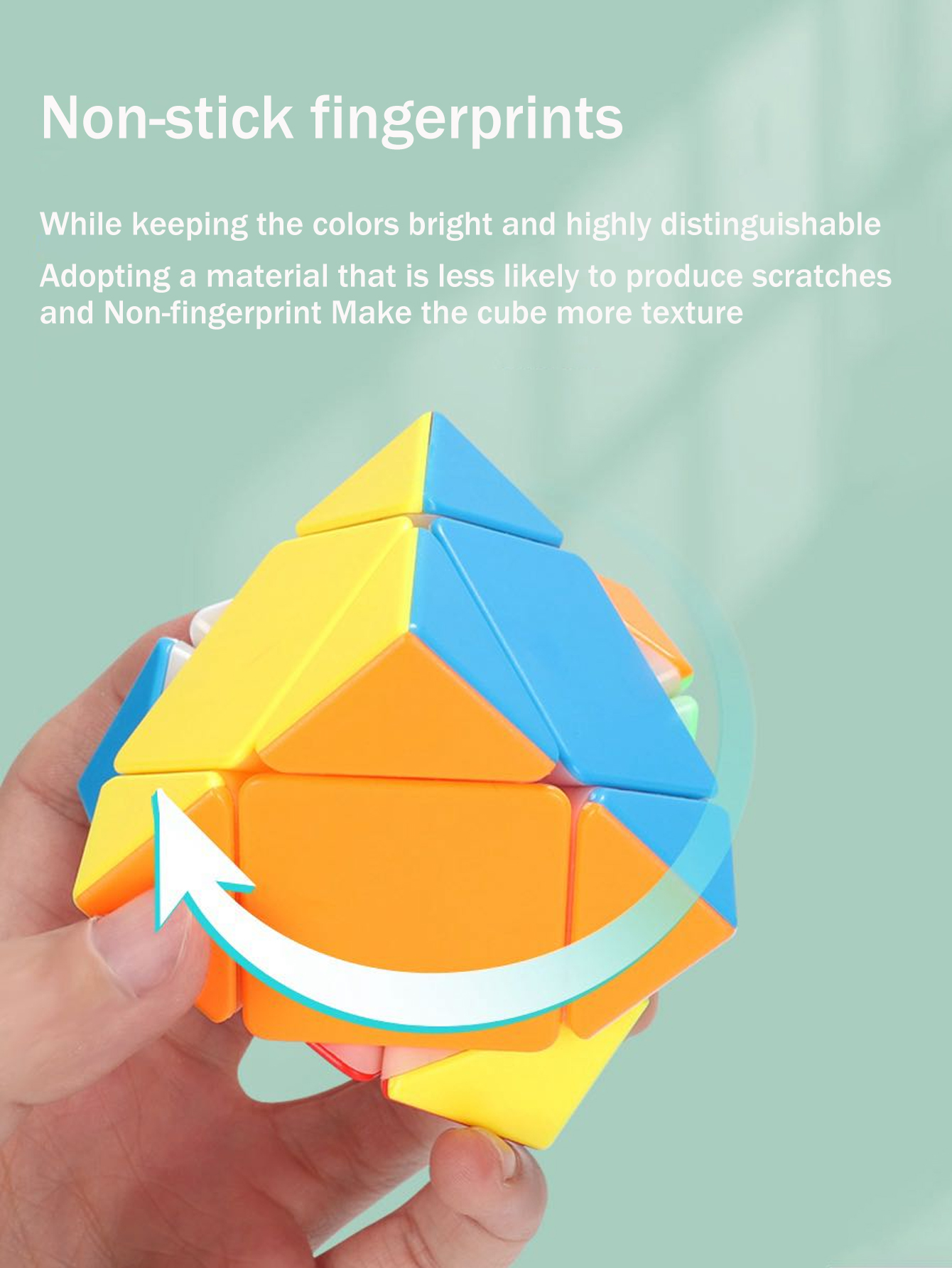 SENGSO Skewb Speed Cube Sticke - Puzzle Blank White review and price