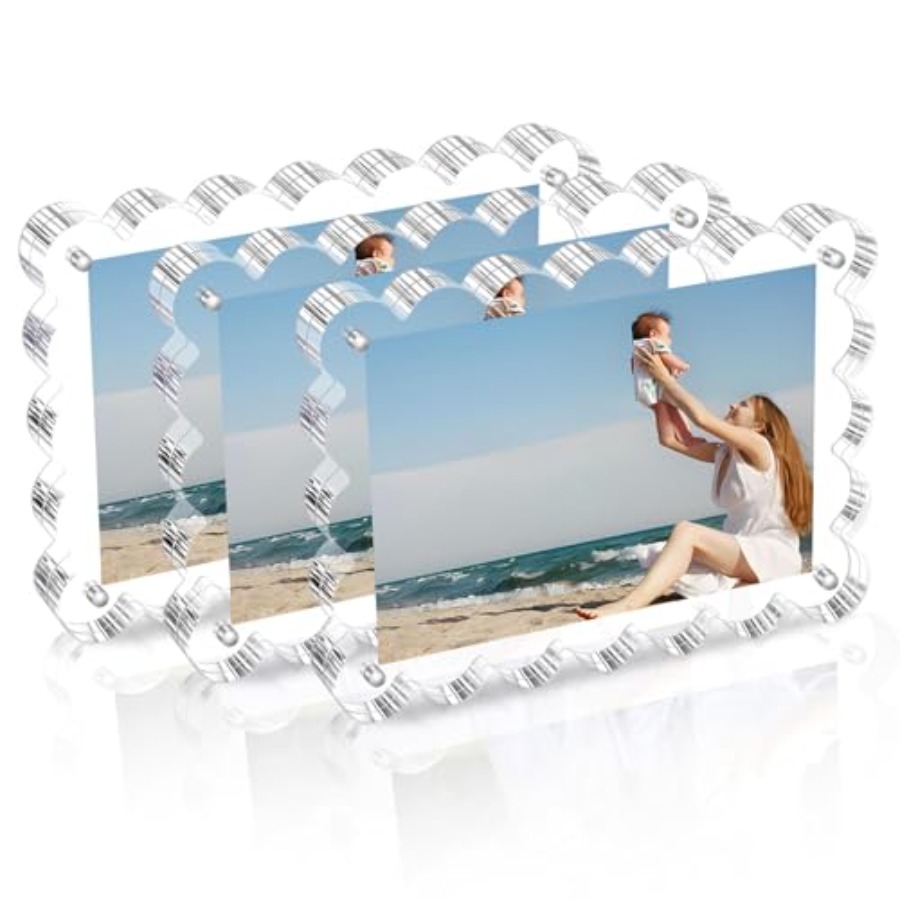 3 Pack Acrylic Picture Frame.  - Photo Acrylic Block review and price