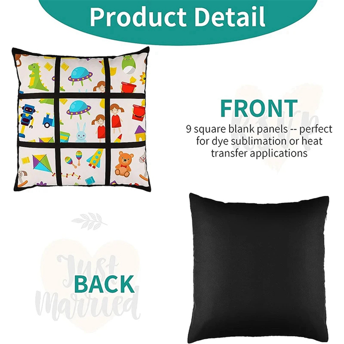A45I 6Pcs Sublimation Blank Pa - Pillow Cover Sublimation review and price