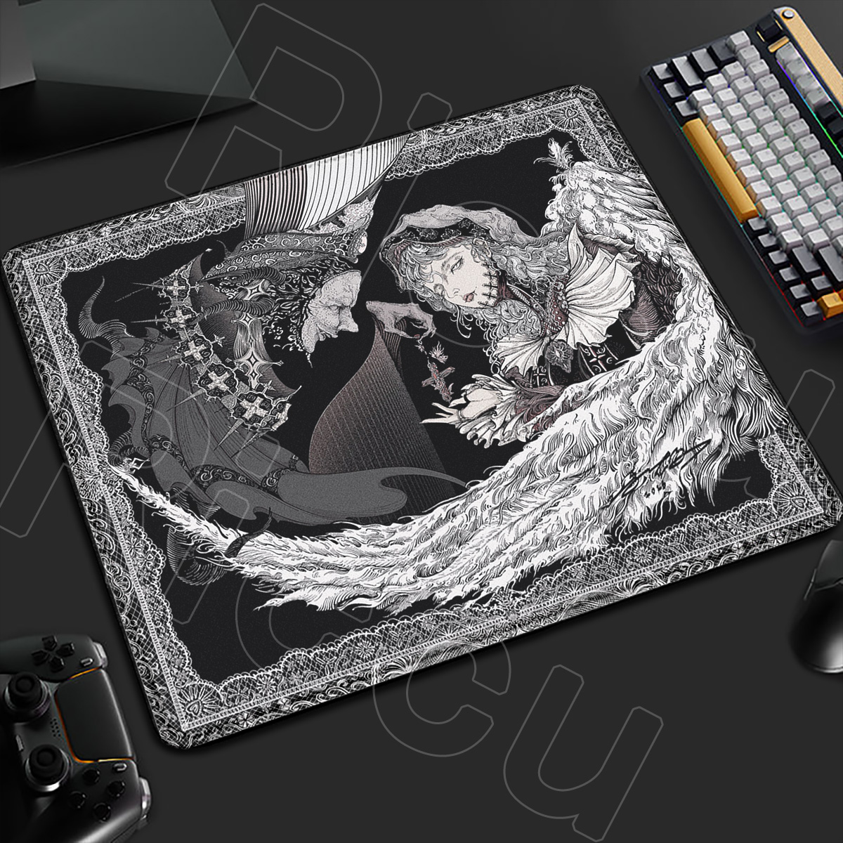 HD Retro European style Gothic - Mouse Pad Blank Sublimation review and price