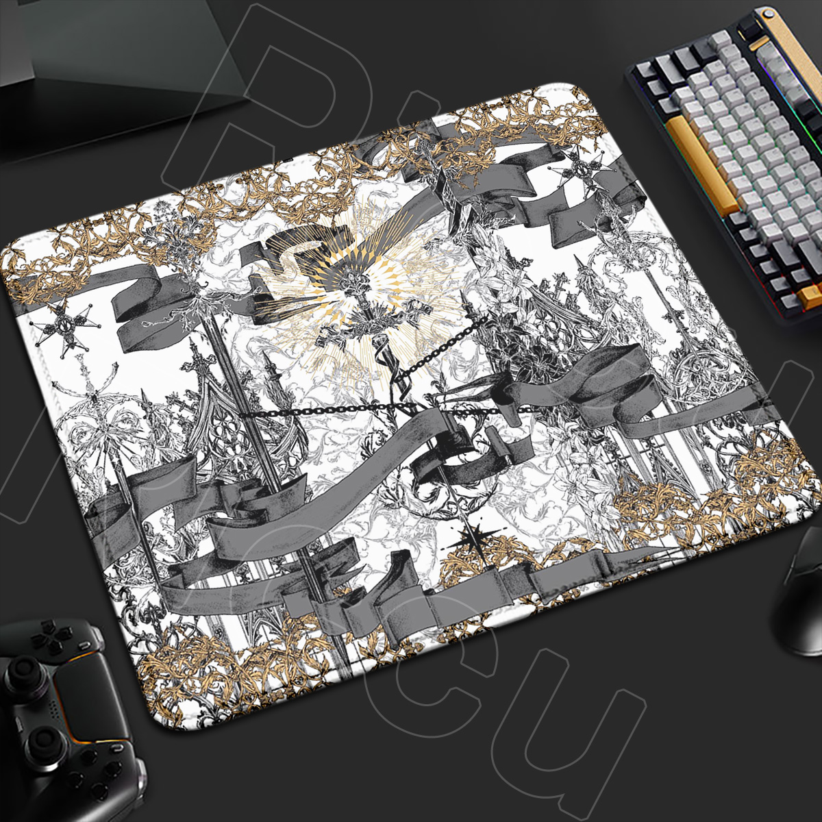 HD Retro European style Gothic - Mouse Pad Blank Sublimation review and price
