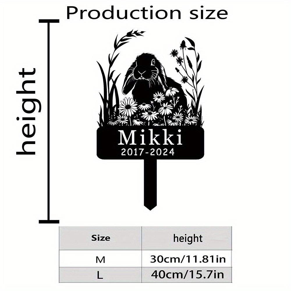 Custom Lop-Eared Rabbit Memori - Yard Sign Blank review and price