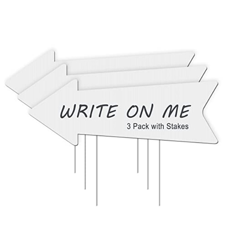 Blank Arrow Signs with Stakes  - Yard Sign Blank review and price