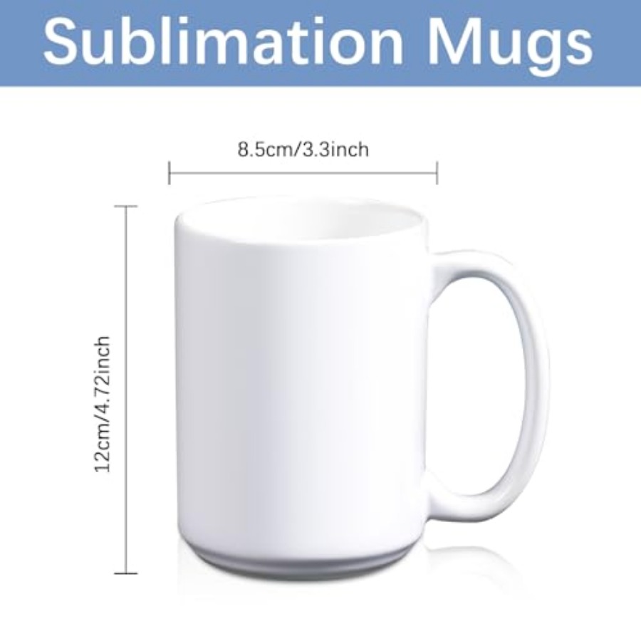 15 PACK 15 oz sublimation mugs - Sublimation Mug White review and price