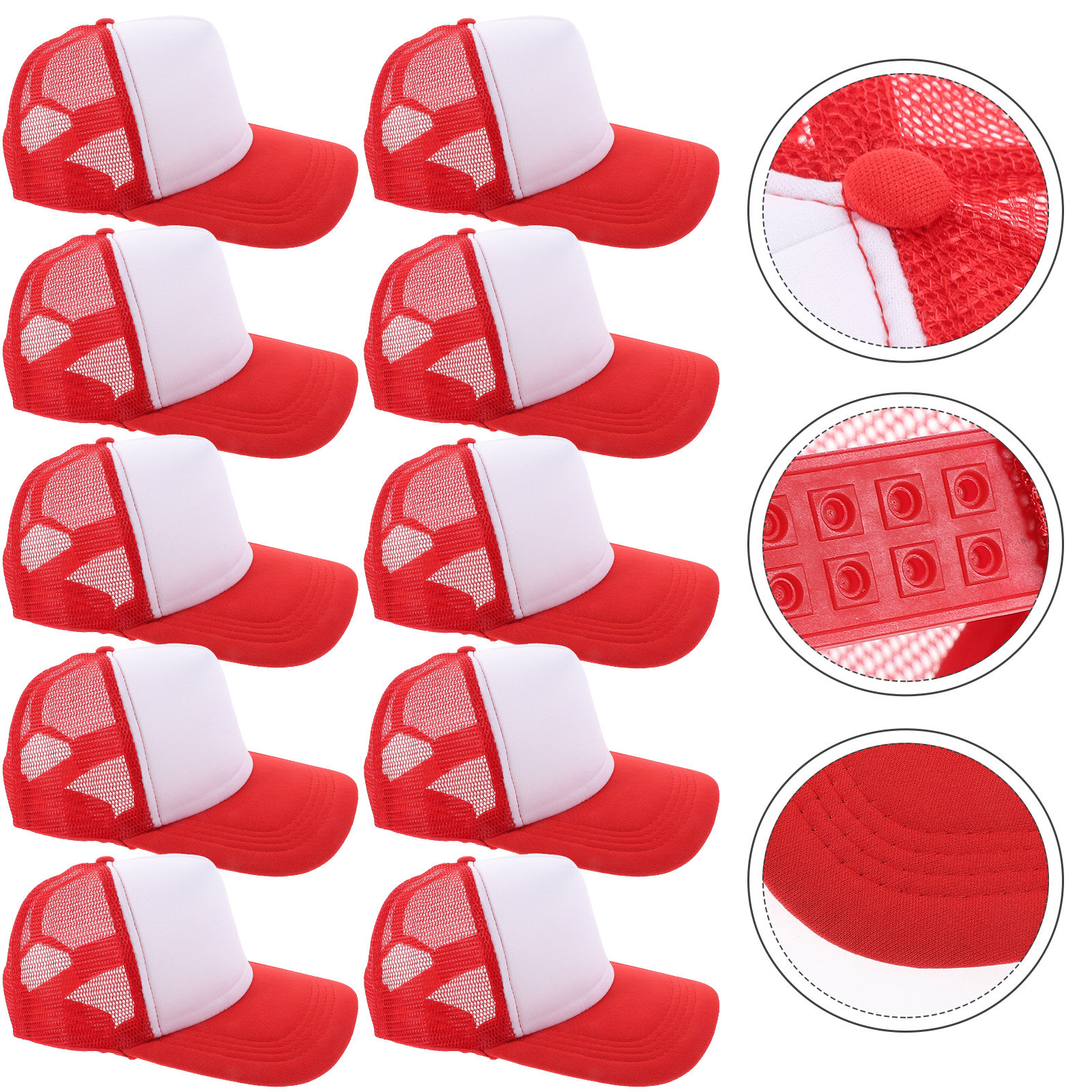 10pcs Blank Mesh Baseball Caps - Hat Sublimation Blank review and price