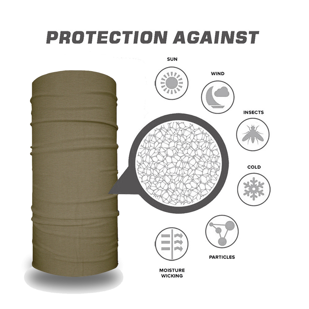 Sun Protective Tube Scarf 9.8' - Bandana Blank White review and price