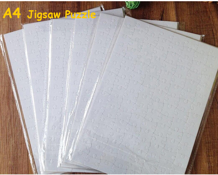 10pcs/lot Free Shipping A4 Sub - Puzzle Blank White review and price