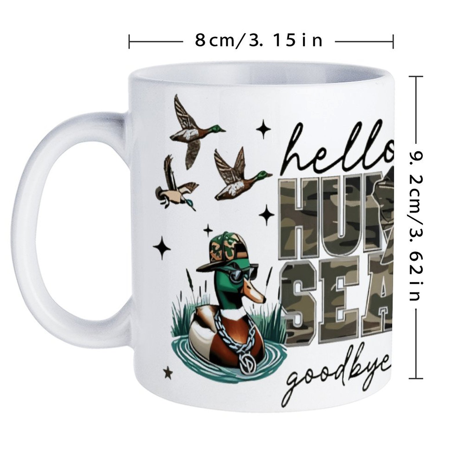 Hello Hunting Season Goodbye H - Sublimation Mug White review and price